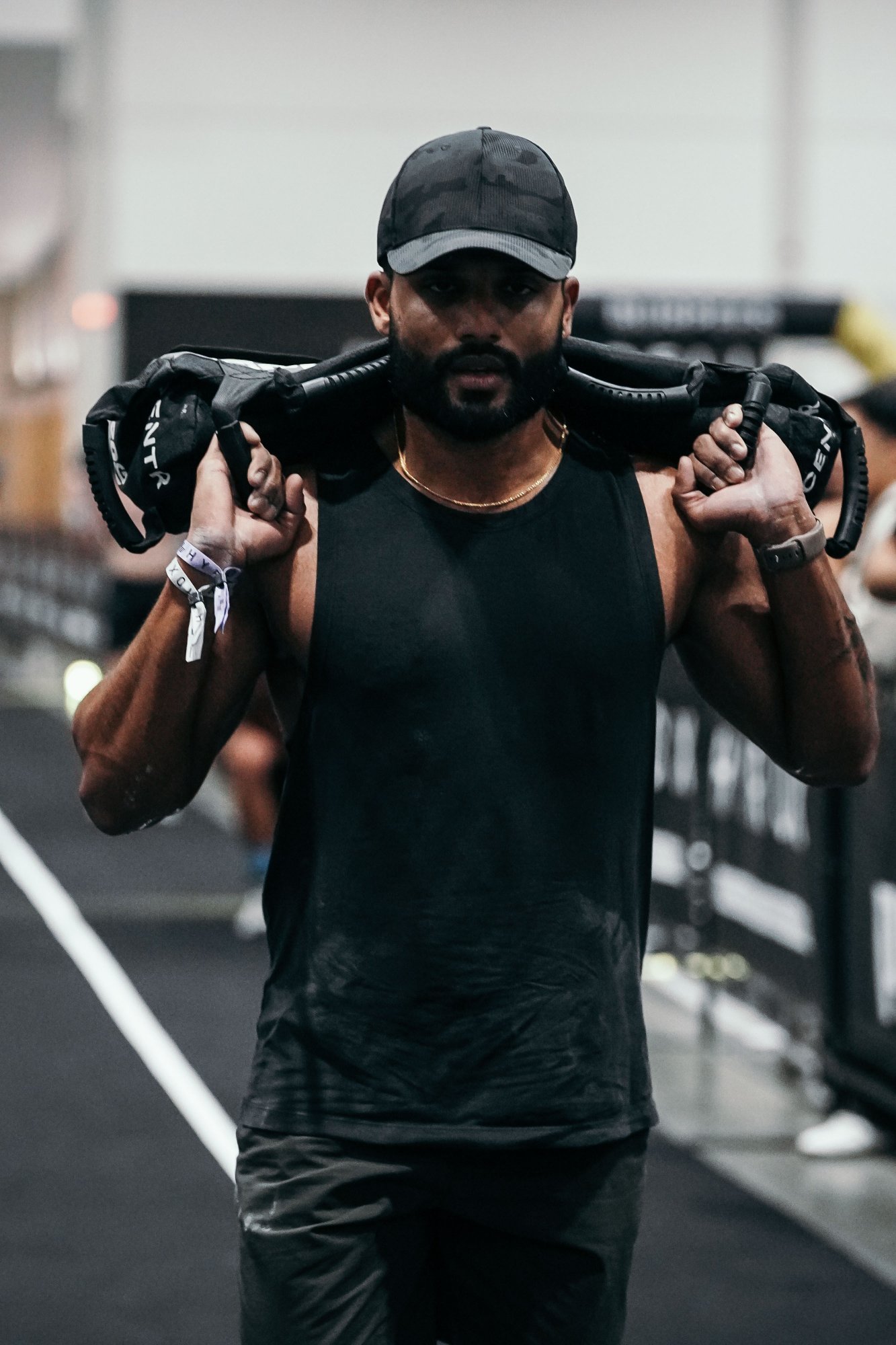 Midhun at Hyrox race